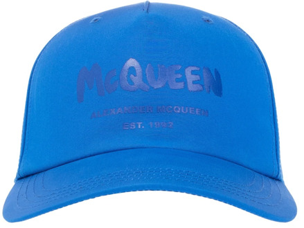 Alexander McQueen Baseballpet Alexander McQueen , Blue , Heren - L,M