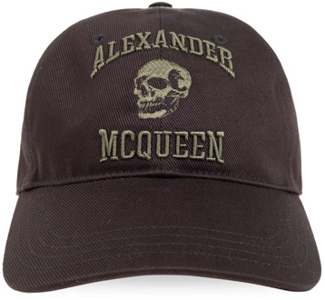 Alexander McQueen Baseballpet Alexander McQueen , Brown , Heren - Xl,L,M