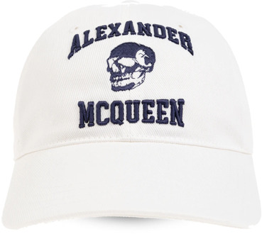 Alexander McQueen Baseballpet Alexander McQueen , White , Heren - L,M,S