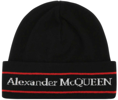 Alexander McQueen Cashmereero Hoed Alexander McQueen , Black , Heren - L,M,S