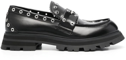Alexander McQueen Chunky Eyelet Loafers Alexander McQueen , Black , Heren - 41 1/2 Eu,40 Eu,43 Eu,41 Eu,42 Eu,44 EU