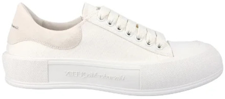 Alexander McQueen Cotton sneakers Alexander McQueen , White , Dames - 43 1/2 Eu,41 EU