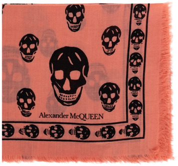 Alexander McQueen Gebloemde sjaal Alexander McQueen , Pink , Dames - ONE Size