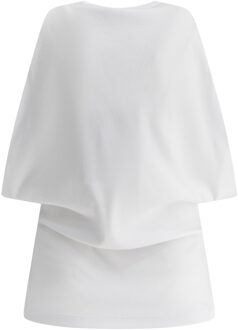 Alexander McQueen Geribbelde Top Wit - EU 40 / UK 12