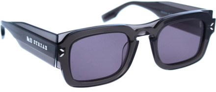 Alexander McQueen Iconische zonnebril met 2 jaar garantie Alexander McQueen , Black , Dames - 49 MM