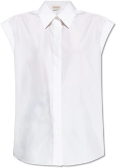 Alexander McQueen Katoenen shirt Alexander McQueen , White , Dames - XS