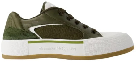 Alexander McQueen Leather sneakers Alexander McQueen , Green , Heren - 43 Eu,41 Eu,39 Eu,44 1/2 Eu,42 Eu,44 EU