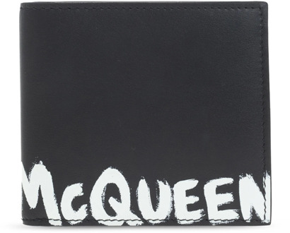 Alexander McQueen Leren portemonnee Alexander McQueen , Black , Heren - ONE Size