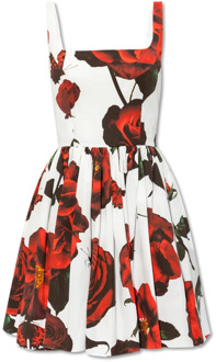 Alexander McQueen Mouwloze jurk Alexander McQueen , Multicolor , Dames - S,Xs