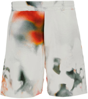 Alexander McQueen Multicolor Elastische Taille Shorts Alexander McQueen , Multicolor , Heren - L,M