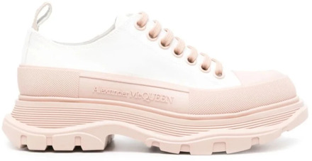 Alexander McQueen Roze Tread Slick Sneakers Vrouwen Alexander McQueen , Pink , Dames - 40 Eu,39 Eu,37 Eu,38 Eu,36 EU