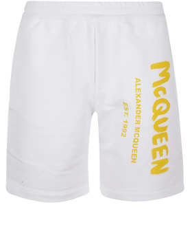 Alexander McQueen Shorts Alexander McQueen , White , Heren - L,M,S