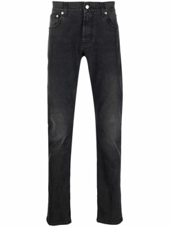 Alexander McQueen Slim-Fit Stretch Denim Jeans Alexander McQueen , Black , Heren - L,M,S,3Xl