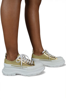 Alexander McQueen Sneakers Tread Slick Geel - EU 39