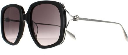 Alexander McQueen Square dames zwart zilver grijs gradiënt am0374s - One Size