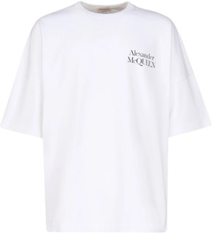 Alexander McQueen Stijlvolle Heren T-Shirt Alexander McQueen , White , Heren - L