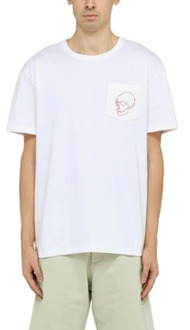 Alexander McQueen Stijlvolle T-Shirt voor Heren Alexander McQueen , White , Heren - Xl,L,M