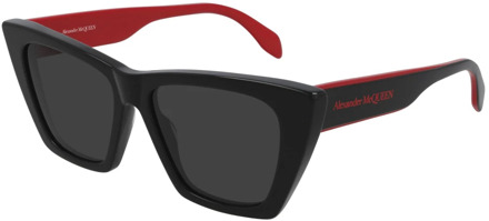 Alexander McQueen Stijlvolle zonnebril Am0299S Alexander McQueen , Black , Dames - 54 MM