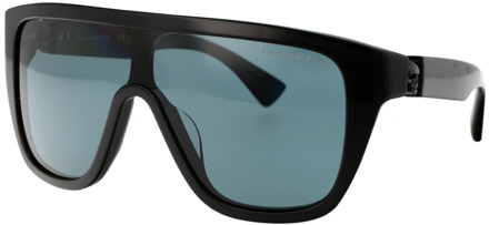 Alexander McQueen Stijlvolle zonnebril Am0430S Alexander McQueen , Black , Heren - ONE Size