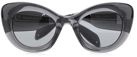 Alexander McQueen Stijlvolle zonnebril voor vrouwen Alexander McQueen , Gray , Dames - ONE Size
