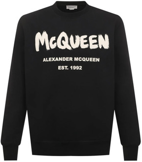 Alexander McQueen Sweatshirts Alexander McQueen , Black , Heren - Xl,L,M,S
