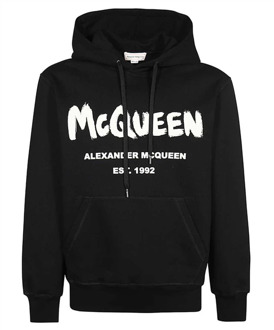 Alexander McQueen Sweatshirts Alexander McQueen , Black , Heren - Xl,L,M