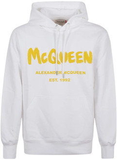 Alexander McQueen Sweatshirts Alexander McQueen , White , Heren - L,M,Xs