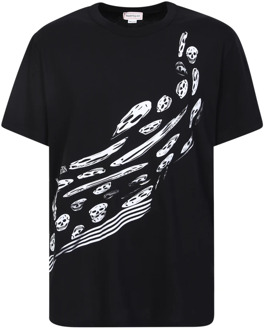 Alexander McQueen T-Shirts Alexander McQueen , Black , Heren - L,S