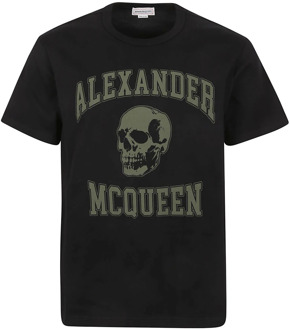 Alexander McQueen T-Shirts Alexander McQueen , Black , Heren - Xl,L,M,S,Xs
