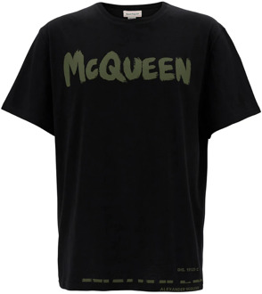 Alexander McQueen T-Shirts Alexander McQueen , Black , Heren - Xl,L,M
