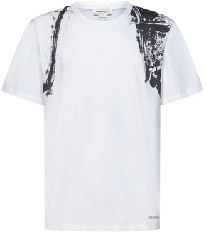 Alexander McQueen T-Shirts Alexander McQueen , White , Heren - L,M,S