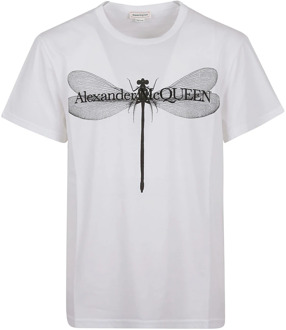 Alexander McQueen T-Shirts Alexander McQueen , White , Heren - L,M