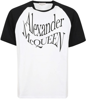 Alexander McQueen T-Shirts Alexander McQueen , White , Heren - L,M