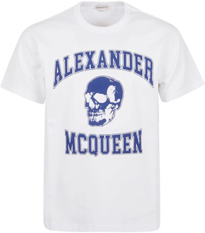 Alexander McQueen T-Shirts Alexander McQueen , White , Heren - Xl,L,M,S