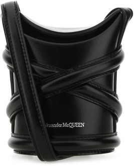Alexander McQueen The Curve Bucket Tas Alexander McQueen , Black , Dames - ONE Size