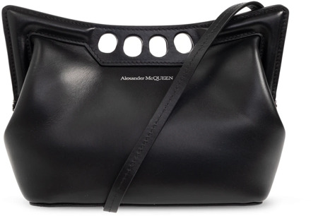Alexander McQueen ‘The Peak Mini’ schoudertas Alexander McQueen , Black , Dames - ONE Size