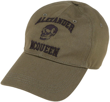 Alexander McQueen Varsity Skull Hat Alexander McQueen , Green , Heren - L,M,S
