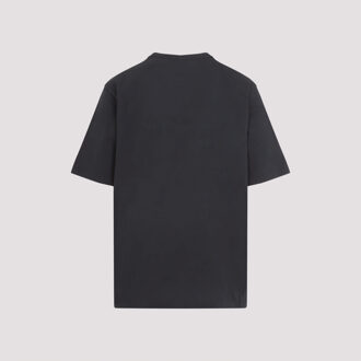 Alexander McQueen Vervaagde Zwarte Skullie T-shirt - maat M Donkergrijs