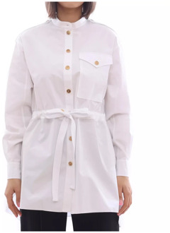 Alexander McQueen Witte Katoenen Shirt voor Vrouwen Alexander McQueen , White , Dames - XS