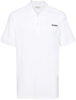 Alexander McQueen Witte T-shirts en Polos Alexander McQueen , White , Heren - Xl,L,M,S