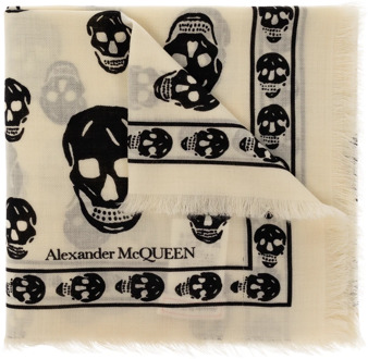 Alexander McQueen Wollen sjaal Alexander McQueen , Beige , Dames - ONE Size