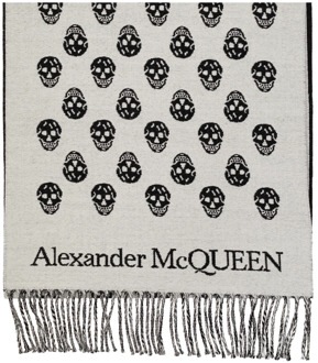Alexander McQueen Wollen sjaal Alexander McQueen , White , Dames - ONE Size