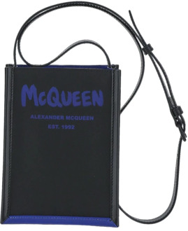 Alexander McQueen Zwarte schoudertas voor heren Alexander McQueen , Black , Heren - ONE Size