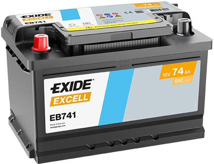 Alfa Exide Accu Excell EB741 74 Ah