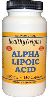 Alfa liponzuur 600 mg (150 Capsules) - Healthy Origins