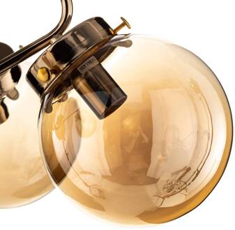 Alfa Plafondlamp Barbek, 5-lamps goud