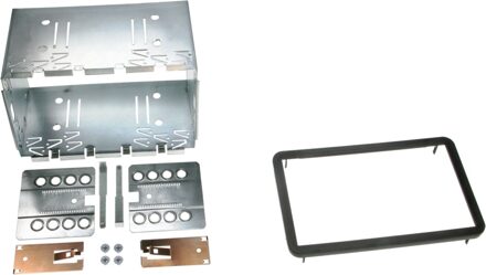 Alfa Romeo 2-DIN Paneel Alfa Romeo 159/ Brera/ Spider - Kleur: Zwart 38100106