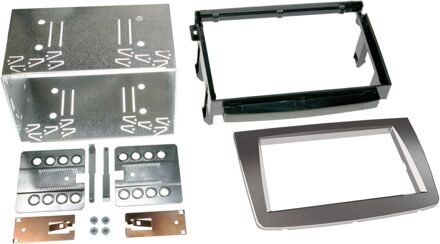 Alfa Romeo 2-DIN Paneel Alfa Romeo MiTo - Kleur: Zilver 38100188