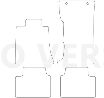 Alfa Romeo Automatten passend voor Alfa Romeo Giulia 4WD 2016-- 4-delig BL1005084