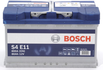 Alfa Romeo Bosch Blue auto accu S4E11 - 80Ah - 800A - aangepast voor voertuigen met start-stopsysteem S4E11